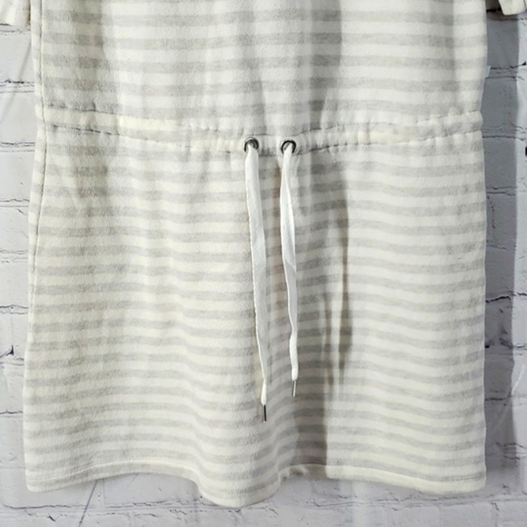 2012 Y2K Victoria's Secret Neutral Tone Striped Knit Sweater Dress Womens Sz M - Picture 7 of 16